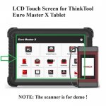 LCD Touch Screen Digitizer For ThinkTool Euro Master X Tablet